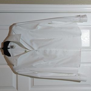 Ann Klein button down no-iron shirt, size Lg.